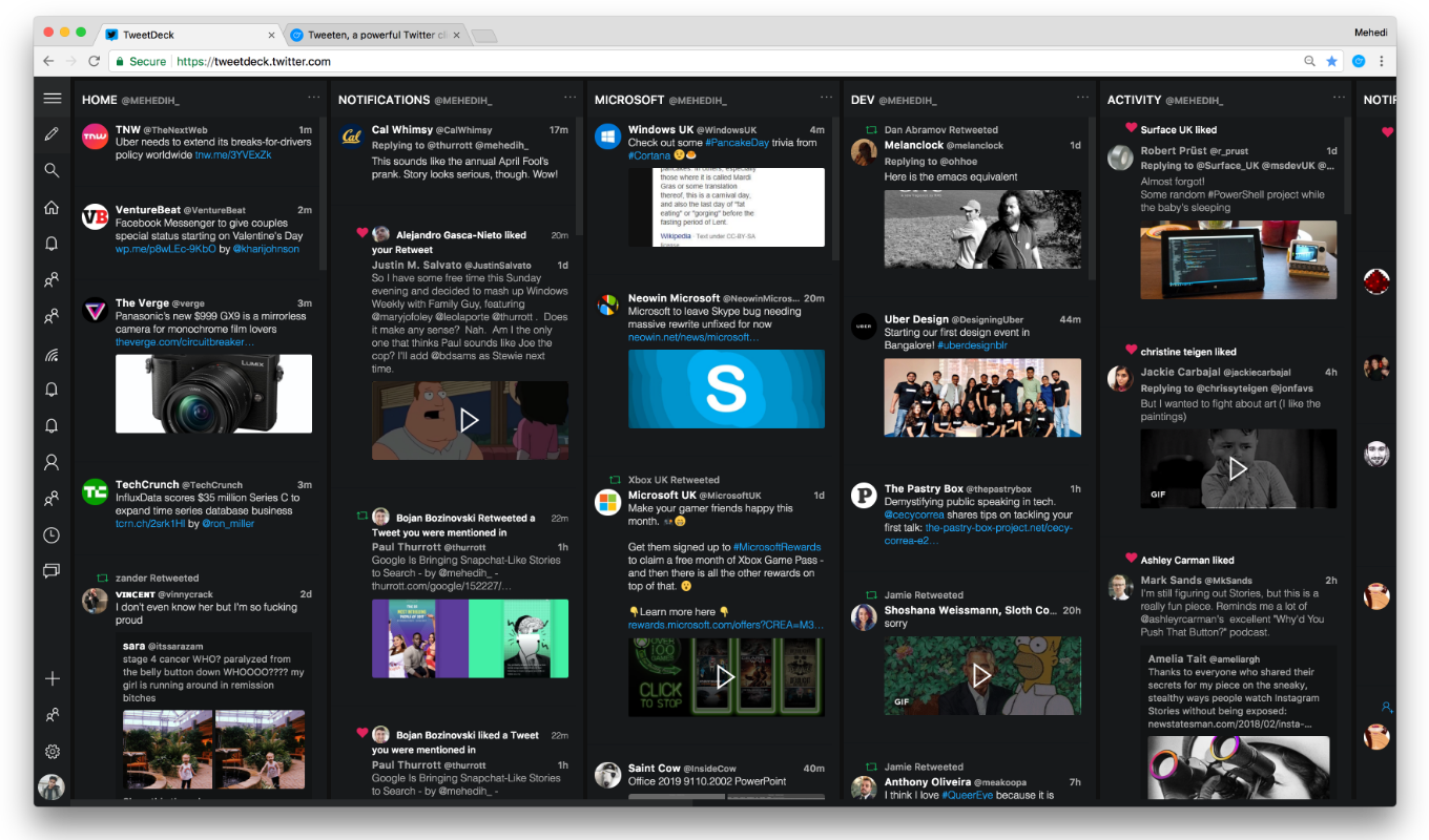 Tweeten A Powerful Twitter Client